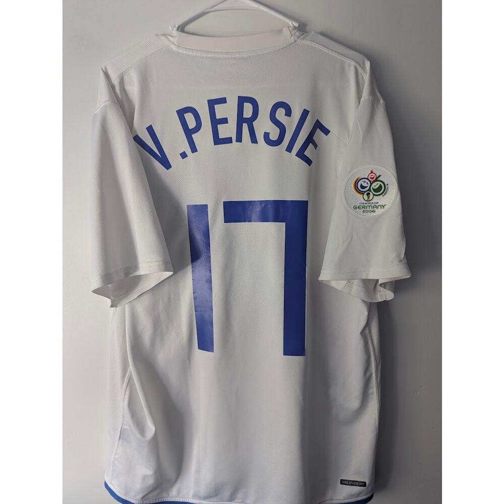 Netherlands Van Persie 2006 Away Jersey XL World Cup Fully Patched